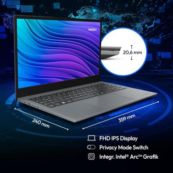 Medion E15443 Intel Core Ultra 5 125H/16GB/512GB SSD/15.6" Medion E15443 Intel Core Ultra 5 125H/16GB/512GB SSD/15.6"
