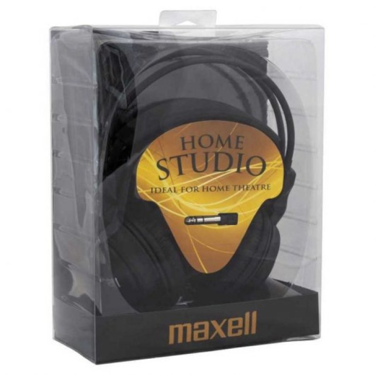 Maxell Home Studio Auriculares Negros