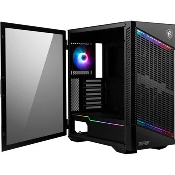 MSI MPG Velox 100P Airflow Cristal Templado USB 3.2 MSI MPG Velox 100P Airflow Cristal Templado USB 3.2