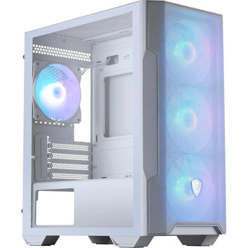 Torre PC MSI MAG FORGE M100R Semi Torre mATX Cristal Templado USB 3.2 ARGB Blanca