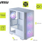 Torre PC MSI MAG FORGE M100R Semi Torre mATX Cristal Templado USB 3.2 ARGB Blanca