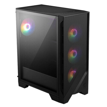 Torre PC MSI MAG FORGE 121A AIRFLOW ARGB Semi Torre ATX Cristal Templado USB 3.0 Negra