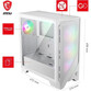 Torre PC MSI MAG FORGE 320R AIRFLOW ARGB Mid Tower mATX Cristal Templado USB 3.2 Blanca