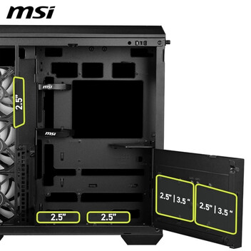 Torre PC MSI MAG PANO 100R PZ ARGB Semi Torre Doble Cristal Templado USB-C Negra Torre PC MSI MAG PANO 100R PZ ARGB Semi Torre Doble Cristal Templado USB-C Negra