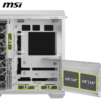 Torre PC MSI MAG PANO 100R PZ ARGB Semi Torre Doble Cristal Templado USB-C Blanca Torre PC MSI MAG PANO 100R PZ ARGB Semi Torre Doble Cristal Templado USB-C Blanca