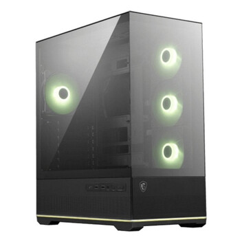 Torre PC Torre MSI MAG PANO 110R PZ Vidrio Templado ARGB ATX 270° Panel Negro Gaming Torre PC Torre MSI MAG PANO 110R PZ Vidrio Templado ARGB ATX 270° Panel Negro Gaming