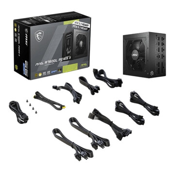 Fuente Alimentación MSI MAG A750GL PCIE5 II ATX 3.1 750W 80 Plus Gold Modular