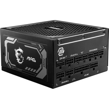 Fuente Alimentación MSI MAG A1000GL PCIE5 ATX 3.1 1000W 80 Plus Gold Modular Fuente Alimentación MSI MAG A1000GL PCIE5 ATX 3.1 1000W 80 Plus Gold Modular