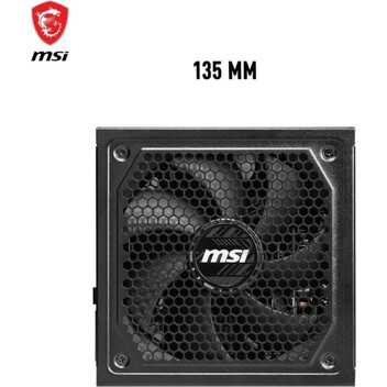 Fuente de Alimentación MSI 1000W 80 Plus Gold MAG A1000GL Modular ATX 3.1 PCIe 5