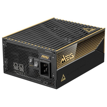 Fuente Alimentación MSI MEG Ai1600T PCIE5 ATX 3.1 PCIe 5.1 1600W 80 Plus Titanium Modular