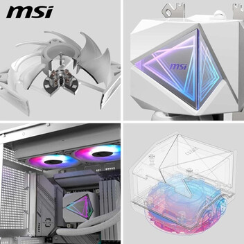 MSI MAG CORELIQUID I240 Kit de Refrigeración Líquida 240mm en color Blanco MSI MAG CORELIQUID I240 Kit de Refrigeración Líquida 240mm en color Blanco
