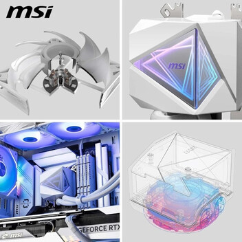 MSI MAG CORELIQUID I360 Kit de Refrigeración Líquida 360mm - Blanco MSI MAG CORELIQUID I360 Kit de Refrigeración Líquida 360mm - Blanco