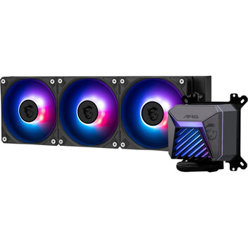 MSI MAG CORELIQUID A15 360 Kit Refrigeración Líquida ARGB 360mm Negra