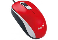 Genius DX110 Ratón Óptico Ambidiestro 1000 DPI Rojo