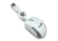 Genius Micro Traveler V2 Mini Ratón USB 1000 DPI Blanco