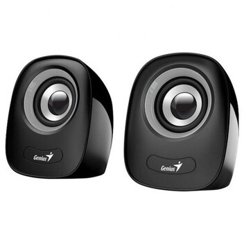Genius SP-Q160 Altavoces 2.0 6W Negro/Gris Genius SP-Q160 Altavoces 2.0 6W Negro/Gris