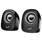 Genius SP-Q160 Altavoces 2.0 6W Negro/Gris Genius SP-Q160 Altavoces 2.0 6W Negro/Gris