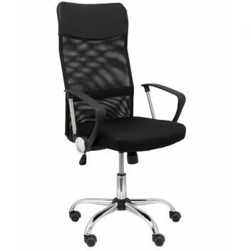 Piqueras y Crespo Gontar Silla Respaldo de Malla Negro Piqueras y Crespo Gontar Silla Respaldo de Malla Negro