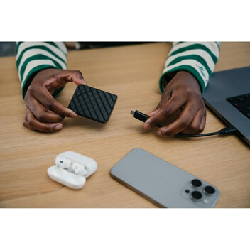 Disco Duro SSD Verbatim Store 'n' Go Mini Diamond 1TB USB-C 1000MB/s Negro Disco Duro SSD Verbatim Store 'n' Go Mini Diamond 1TB USB-C 1000MB/s Negro