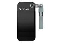 Disco Duro Unidad SSD Externa Verbatim Pocket 2TB M.2 USB-C 3.2 Gen2 1000MB/s Negro Gris