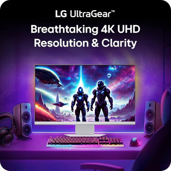 Monitor LG UltraGear Smart 32G810SA-W 31.5" LED IPS UltraHD 144Hz Altura Ajustable FreeSync Premium