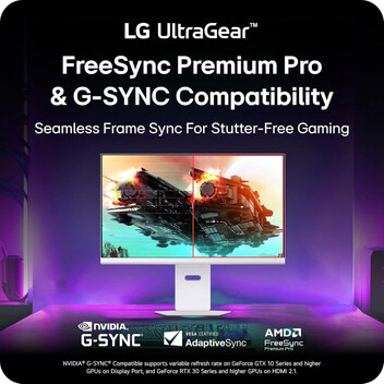 Monitor LG UltraGear Smart 32G810SA-W 31.5" LED IPS UltraHD 144Hz Altura Ajustable FreeSync Premium