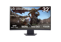 Monitor LG UltraGear 32GS60QC-B 31.5" LED VA QHD 180Hz FreeSync Curva