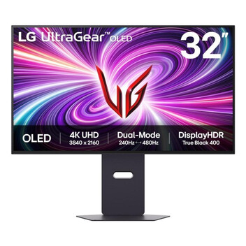 Monitor LG Ultragear 32GX870A-B 32" UltraHD 4K 480Hz OLED 0,03ms G-SYNC FreeSync Altura HDR10