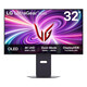 Monitor LG Ultragear 32GX870A-B 32" UltraHD 4K 480Hz OLED 0,03ms G-SYNC FreeSync Altura HDR10