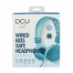 DCU Auriculares Infantiles con Micrófono Azules