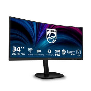 Monitor Philips 34B2U3600C/00 34" UltraWide QHD 120Hz VA Curvo KVM USB-C Altavoces 4ms Monitor Philips 34B2U3600C/00 34" UltraWide QHD 120Hz VA Curvo KVM USB-C Altavoces 4ms
