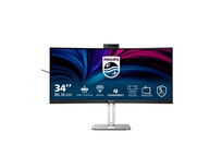 Monitor Philips 34B2U6603CH 34" UltraWide QHD 120Hz VA Curvo Thunderbolt 4 HDR400 Webcam 4ms
