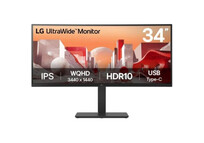 Monitor LG 34BA75QE-B 34" IPS Curvo 3440x1440 WQHD HDR10 USB-C 90W Altavoces KVM VESA