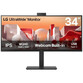 Monitor LG 34BA85QE-B 34" UWQHD IPS Curvo HDR10 60Hz 2xHDMI Webcam y Micrófono Monitor LG 34BA85QE-B 34" UWQHD IPS Curvo HDR10 60Hz 2xHDMI Webcam y Micrófono