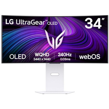 Monitor LG 34GX90SA-W 34" 3440x1440 240Hz OLED Curvo HDR400 G-SYNC FreeSync Blanco Smart USB-C Monitor LG 34GX90SA-W 34" 3440x1440 240Hz OLED Curvo HDR400 G-SYNC FreeSync Blanco Smart USB-C