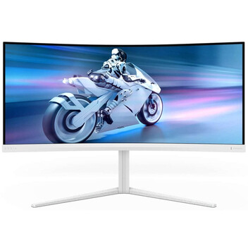 Monitor Philips Evnia 34M2C5501A/00 34" LED Fast VA QHD 180Hz Altavoces Altura Ajustable FreeSync Cu