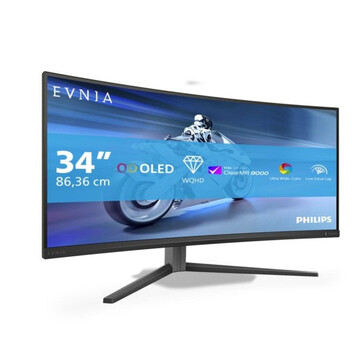 Monitor Philips Evnia 34M2C6500/00 34" QD-OLED 3440x1440 175Hz 0,03ms 1000cd/m² HDR400 Curvo Gris