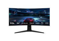 Monitor TCL 34R83Q 34" Ultra WQHD 170Hz Mini-LED QLED Curvo VA KVM USB-C 90W FreeSync G-Sync