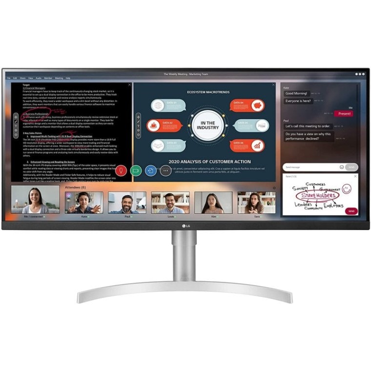 LG 34WN650-W 34" LED IPS UltraWide FullHD FreeSync