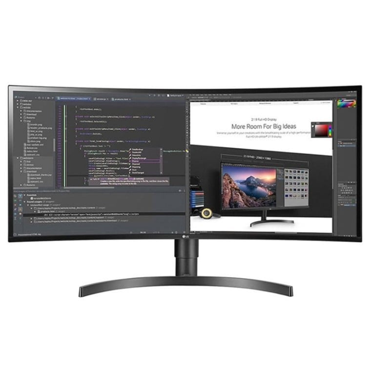 LG 34WN80C-B 34" LED IPS UltraWide QuadHD HDR Curva