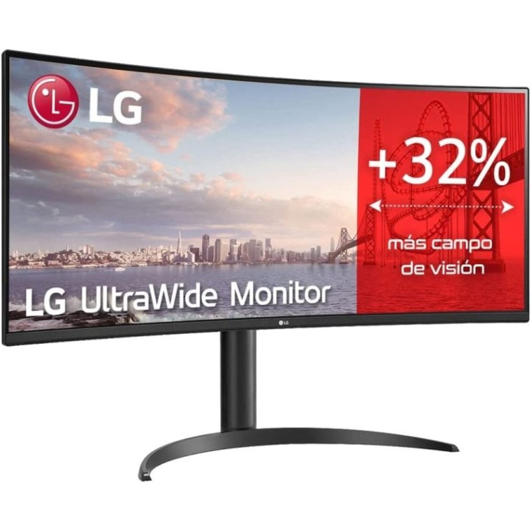 LG 34WP75CP-B 34" LED UWQHD 160Hz FreeSync Premium Curvo USB-C