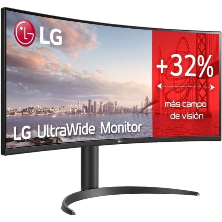 LG 34WP75CP-B 34" LED UWQHD 160Hz FreeSync Premium Curvo USB-C