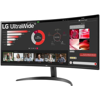 Monitor LG 34WR50QK-B 34" LED VA UltraWide QHD 100Hz FreeSync Curva