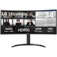 Monitor LG 34WR55QK-B 34" LED VA UltraWide QHD 100Hz Curva USB-C Monitor LG 34WR55QK-B 34" LED VA UltraWide QHD 100Hz Curva USB-C