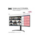Monitor LG 34WR55QK-B 34" LED VA UltraWide QHD 100Hz Curva USB-C Monitor LG 34WR55QK-B 34" LED VA UltraWide QHD 100Hz Curva USB-C