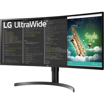 Monitor LG 35WN75CP-B 35" LED VA UltraWide QHD 100Hz FreeSync Curva USB-C
