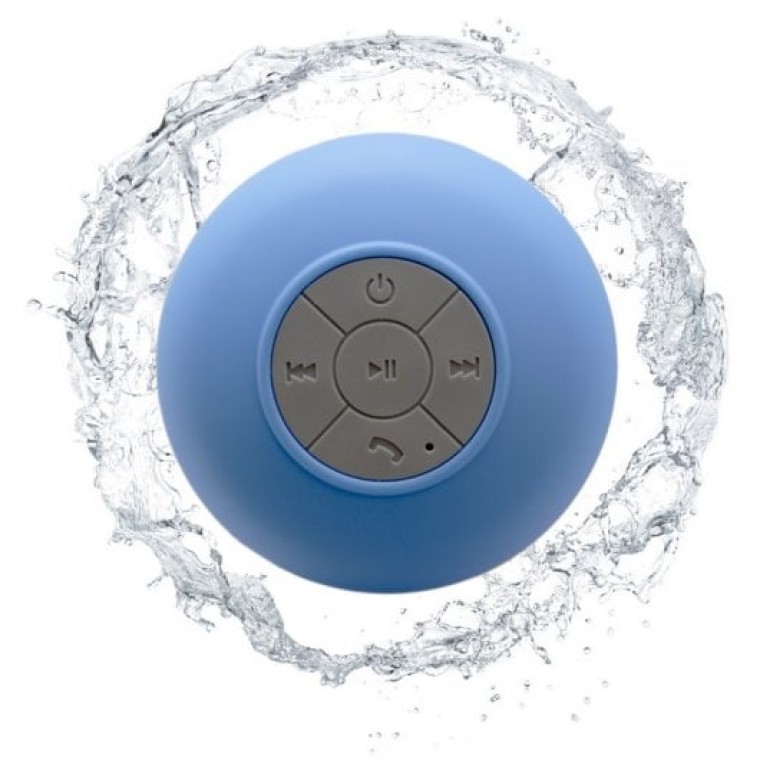 Unotec Altavoz Bluetooth para Ducha Azul