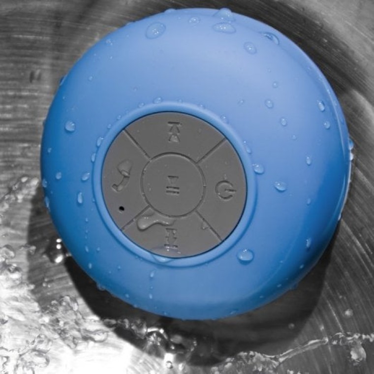 Unotec Altavoz Bluetooth para Ducha Azul