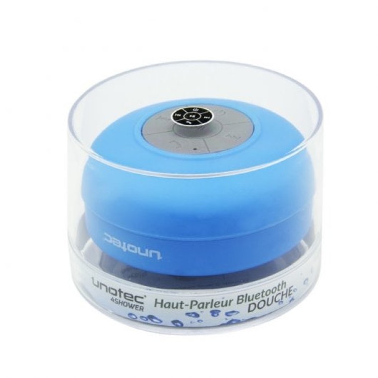 Unotec Altavoz Bluetooth para Ducha Azul