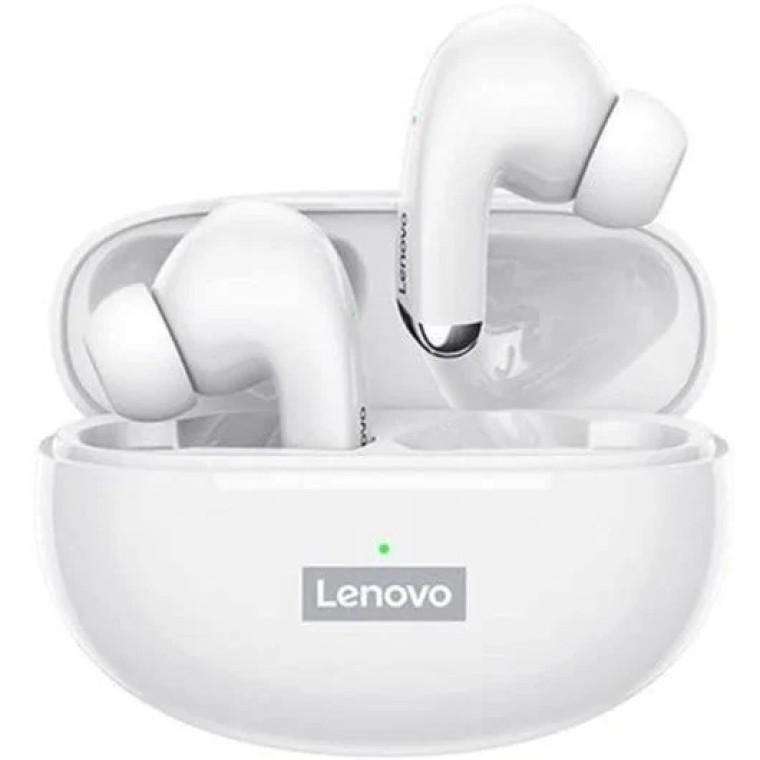 Lenovo LP5 Auriculares Inalámbricos Bluetooth con Cancelación de Ruido Blanco